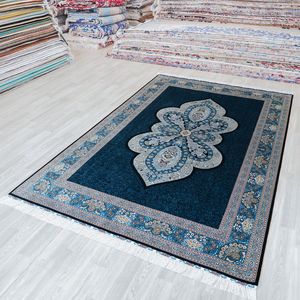 Exportador de 183x274cm en Delhi, persa y alfombras para sala de estar, configuración Hali turca, Alfombra de seda de Estambul anudada a mano - Product Image 3