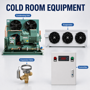 Unidad Condensadora de Refrigeración por Aire Tipo H con Compresor Scroll Copeland, Motor R404A de Ahorro Energético para Almacenamiento en Cámaras Frigoríficas - Product Image 2