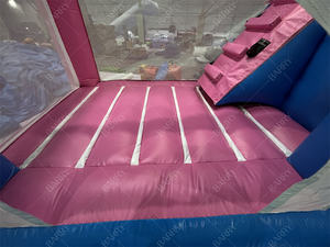 Château de rebond gonflable nouveau design videur de saut plein d'entrain dessin animé videur Combo gonflable pour enfants avec toboggan - Product Image 6