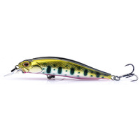 Leurre dur magnétique à transfert de poids, type Minnow suspendu, 9cm 8.4g, en plastique et métal, pour la pêche au bar en eau douce et salée