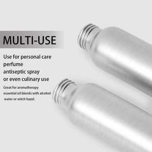 <b>Empty</b> 30ml-500ml Aluminum Pump Sprayer Spray Bottle Customizable Cap <b>Gift</b> <b>Box</b> Option <b>for</b> Cosmetic Lotion Shampoo Silver/Black - Product Image 4