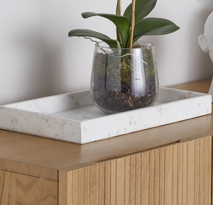 Minh Giang ถาดเสิร์ฟแล็กเกอร์งานฝีมือถาดไม้สี่เหลี่ยมเคลือบมันสำหรับการตั้งค่าห้องรับประทานอาหารที่หรูหรา - Product Image 1