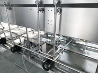 Máquina Automática Lineal para Llenado de Agua de 5 Galones, 3 en 1, para Barriles Grandes de 20L, Lavado, Llenado y Tapado