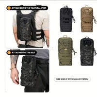 Sac de ceinture tactique multifonctionnel EDC, kit d'outils pour couteau, accessoires Molle, sac tactique, sac de survie pour la chasse en plein air, Oxford unisexe B300