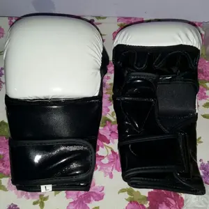 Kulit Gel Tech MMA Bergulat Sarung Tangan Pelatihan Melawan Punch Tas Perdebatan Latihan Tinju Sarung Tangan