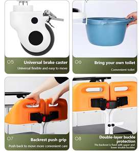 Fauteuil roulant pliable de nouvelle conception de bonne qualité pour les personnes âgées handicapées paralysées - Product Image 5