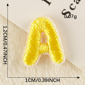 Duoku-Broderie numérique 0-9, patch autocollant, accessoires vestimentaires, badge, chaussures et chapeaux accesso - Product Image 6