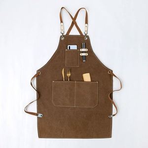 Tablier en coton à motifs floraux pour artistes, restaurants, bars, vêtements de travail pour chefs, coiffeurs, fleuristes - Vente transfrontalière - Product Image 1