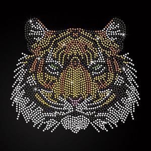 شريط نقل الأحجار الكريمة المخصص بالجملة، شريط لاصق بالحرارة لنقل الأحجار الكريمة على شكل نمر - Product Image 2