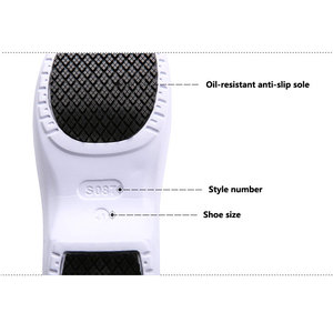 <span class=keywords><strong>Scarpe</strong></span> infermieristiche bianche a taglio basso in microfibra per uomo, <span class=keywords><strong>comode</strong></span>, antiscivolo e resistenti, con suola in EVA, tipo zoccoli di sicurezza. - Product Image 4