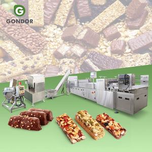 Chaîne de production de barres nutritives pour chocolats, noix, haricots, riz, fruits et protéines, capacité 100-200 kg/h - Product Image 1