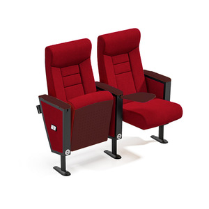 Chaises de cinéma pliantes multifonctionnelles, durables, en tissu de couleur personnalisée, pour la maison, le bureau, l'école, l'auditorium VIP, le théâtre - Product Image 2