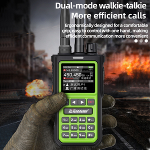 HX-8100 Walkie Talkie 4G POC+VHF&UHF Dual-Mode con Controllo Vox 136-520MHz, Interfono Mobile per Copertura <span class=keywords><strong>Radio</strong></span> Globale - Product Image 4