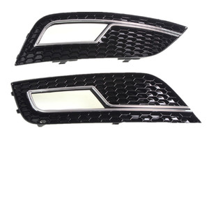 Grille de phare antibrouillard avant en nid d'abeille pour <span class=keywords><strong>Audi</strong></span> A4 <span class=keywords><strong>RS4</strong></span> B8.5 <span class=keywords><strong>2013</strong></span> 2014 2015 2016 - Product Image 1