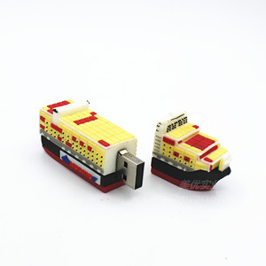 Pendrive <span class=keywords><strong>USB</strong></span> de PVC de estilo agradable, superventas, forma de barco de carga, memoria <span class=keywords><strong>USB</strong></span> de 4GB, disco <span class=keywords><strong>USB</strong></span> con forma de recipiente de carga - Product Image 5