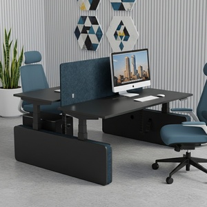 High Capacity Electric Standing <b>Desk</b> 4 Legs System Adjustable Height for Demanding Office Environments - Product Image 1