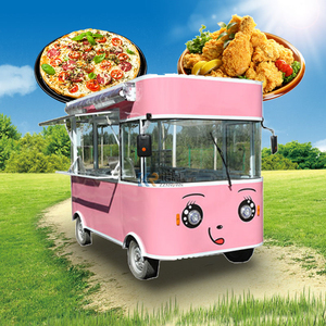 Camion de nourriture mobile rapide pour hot-dogs, mini camion de nourriture, chariot de nourriture mobile homologué CE, vente de kiosque, stand de nourriture et de boissons - Product Image 4