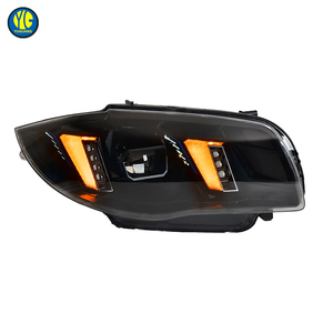 YU GUANG para <span class=keywords><strong>BMW</strong></span> Serie 1 E87 Faro Delantero <span class=keywords><strong>2004</strong></span>-2011 118i <span class=keywords><strong>120i</strong></span> 125i Actualización de Luz Frontal Ojos de Serpiente Lámpara LED - Product Image 2