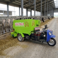 Nouveau Épandeur Électrique Automatique à Trois Roues pour Bovins et Ovins, Haute Productivité, Capacité de 3m, Décharge Bilatérale