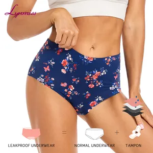 Culotte menstruelle Culotte menstruelle Oeko <span class=keywords><strong>Tex</strong></span> Calzones Menstruales Bragas Menstruales Culotte menstruelle colorée Vente en gros - Product Image 1