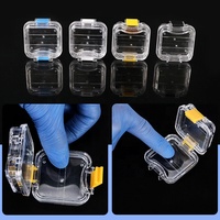 Boîte à couronnes en plastique multi-usages Boîte à membranes pour prothèses dentaires Produit pour cliniques d'hygiène buccale