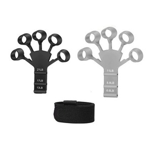 5 Doigts Silicone Poignet Pouce Poignées Ensemble Avant-Bras Entraîneur pour Bras Musculation Doigt Exerciseur et Renforceur <span class=keywords><strong>de</strong></span> Poignée - Product Image 1