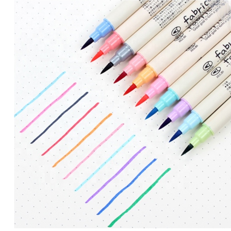 Fineliner, мягкая кисть, ручка, художественные цветные маркеры, набор «сделай сам», каллиграфия, рисование, войлочный наконечник