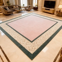 Tapis Kilim pleine longueur haut de gamme pour hôtel, design moderne, en laine, fait main, tufté à la main, motif floral, écologique, pour la prière