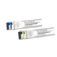 Module émetteur-récepteur SFP BiDi IIIV 1.25G 20km LC SC TX1310/RX1550nm pour FTTH, centres de données, clusters, garantie 3 ans