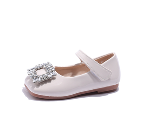 Zapatos de Vestir de Primavera para Niñas de 2 a 12 Años, Zapatos de Vestir con Botones de Cristal, Punta Cuadrada Plana, Zapatos de Vestir para Niños - Product Image 6