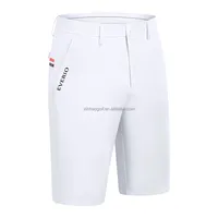 Pantaloncini da golf di marca personalizzati per uomo pantaloncini slim fit 100% poliestere pantaloncini sportivi da allenamento