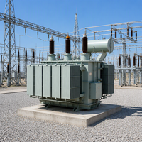 Transformateur de puissance immergé dans l'huile SZ18 20MVA 110kV avec changeur de tension sous charge, trois enroulements, 60Hz, triphasé