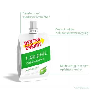 Gel énergétique liquide <span class=keywords><strong>DEXTRO</strong></span> 12 x 60 ml Pack saveur pomme Concentré de glucose pour une énergie rapide Alternative à la nutrition sportive Sports - Product Image 2