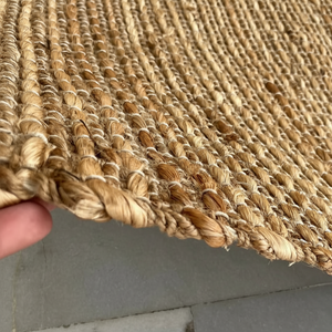 Alfombra de yute tejida a mano de estilo moderno, técnica de tejido plano indio a la moda, precio de fábrica, alfombrillas para puerta para oficina, sala de estar, Hotel - Product Image 1