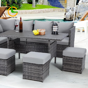 Bên ngoài đồ nội thất <span class=keywords><strong>wicker</strong></span> đồ nội thất không thấm nước PE <span class=keywords><strong>wicker</strong></span> Patio ngoài trời mây vườn sofa PE vườn sofa tổ chức sự kiện bảng - Product Image 2