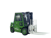 Gran oferta, carretilla elevadora eléctrica con batería de litio de 3,5 toneladas, carretilla elevadora eléctrica directa de fábrica de 3,5 toneladas con accesorios y cabina