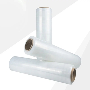 High Quality <b>Stretch</b> Film Manuel <b>Machine</b> <b>Stretch</b> Wrap Plastic Pe Film Waterproof Roll Strong 5000mm - Product Image 3