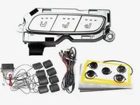 Système de ventilation de siège de voiture de vente directe du fabricant coussin chauffant de siège massage de soutien lombaire système de ventilation universel de siège de voiture