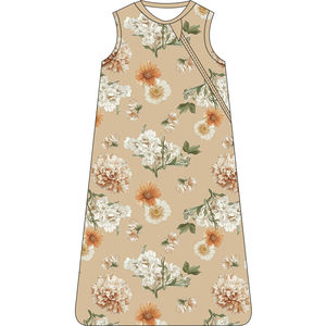 <span class=keywords><strong>Gigoteuse</strong></span> bébé en viscose de bambou à imprimé floral personnalisé, 0,5 <span class=keywords><strong>TOG</strong></span>, fermeture éclair bidirectionnelle, légère, pour l'été - Product Image 4