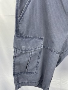 卸売りOEMブランドカジュアルファッション軽量夏ストレッチ生地スラントカーゴポケット男性用チェッカーデニムショーツジーンズ - Product Image 2