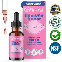 Compléments alimentaires Neewwon 6-en-1 pour renforcer l'immunité, à base de baies d'églantier, de zinc, de vitamines liquides, de multivitamines, de vitamine D3, de vitamine C, pour l'immunité