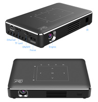 Projecteur vidéo intelligent portable DLP Android 3D FLYIN P10-II Mini 4K Wi-Fi-Laser avec lampe LED intégrée, haut-parleurs intégrés, format de poche