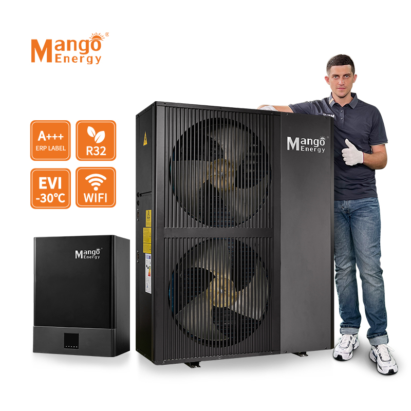 Сплит-инвертор с высоким коэффициентом нагрева, тепловой насос от воздуха к воде, нагревательная система Warmepomp, насос Clepla от 9 до 30 кВт, Лучшая цена