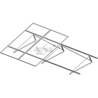 ARTSIGN Verstellbares Dreieck-Solarmodul-Montagestativ S350GD+ZM Zink-Magnesium-beschichteter Stahl Boden-PV-Unterstützungssystem