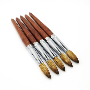 Diamantes de imitación <span class=keywords><strong>2022</strong></span> pelo Kolinsky puro, pintura de <span class=keywords><strong>uñas</strong></span> artísticas, pincel acrílico, gran oferta, 100% Mba - Product Image 2