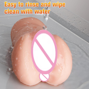 Dual-Purpose Tpe Realistische <span class=keywords><strong>Penis</strong></span> & Pussy Masturbator Voor Mannelijke Masturbatie-Gemakkelijk Schoon En Draagbaar Seksspeeltje Voor Volwassenen - Product Image 2