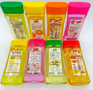 Mejor venta de 200ml de ácido VC aceite esencial de cúrcuma para el cuerpo facial hidratante reparación masaje cuidado de la piel producto Stock - Product Image 5