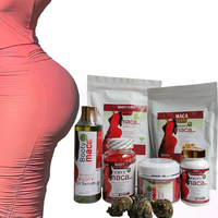 Crème Naturelle et Végétale pour l'Amélioration des Fesses pour Femmes, Maca Fessier Suprême, Nouveau Produit Bio d'Augmentation des Fesses, Kit Maca Ultime