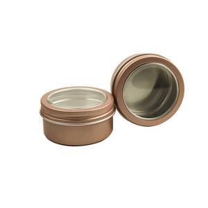 Boîtes en aluminium promotionnelles, magnifiques, sans soudure, couleur <span class=keywords><strong>or</strong></span> rose, 4 <span class=keywords><strong>onces</strong></span>, pour bougies, 120 ml, 1,67 oz, pour emballage cosmétique - Product Image 3