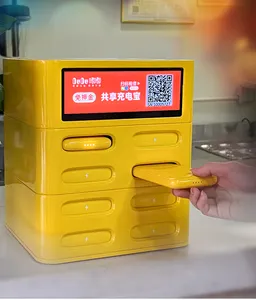 DUDU Gagner de l'argent Distributeur automatique Chargeur Powerbank Kiosk Charging Kiosk Locker Station avec pour téléphones mobiles